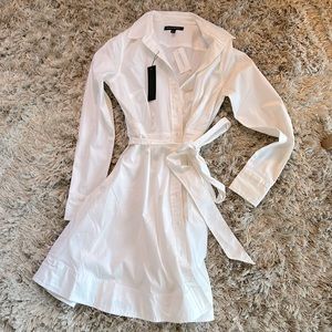 Never worn. Brand new with tags. Banana Republic shirt dress. Size 2.